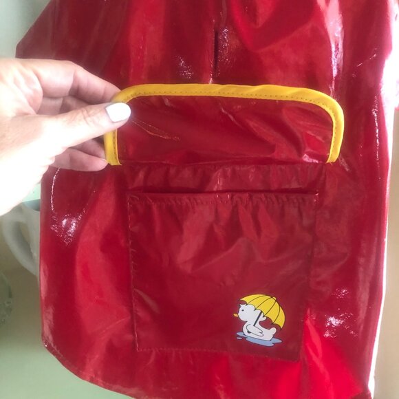 Pet Dog Apparel Rain Coat Slicker Jacket Red Size Medium - Picture 4 of 9